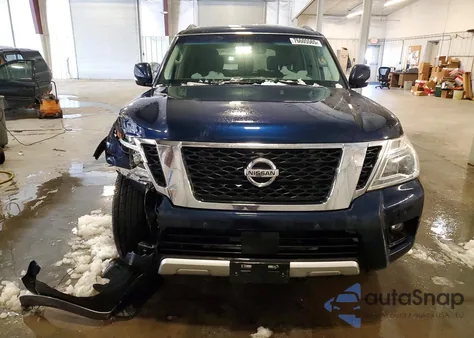 2017 Nissan Armada Sv z USA, uszkodzony, nr VIN JN8AY2NC2H9509322